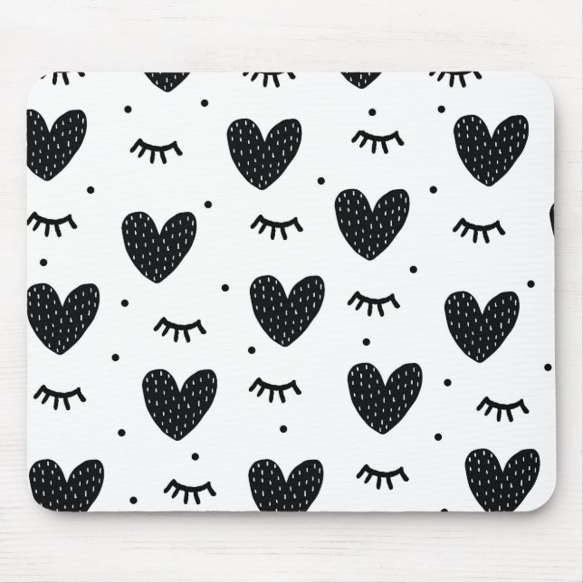 Girly Arts for Hearts Heart Health Clipart Heart   Mouse Pad (Front)