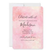 Girly Blush Pink Tie Dye