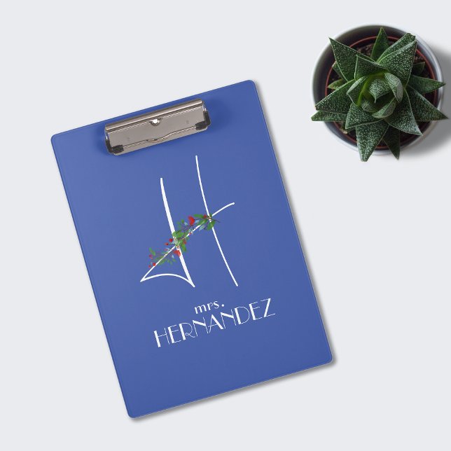 Girly boho watercolor initial H  Clipboard (Creator Uploaded)