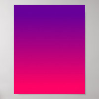 Girly Bright Pink and Purple Ombre