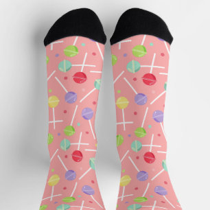 Girly Candy Lollipops Patterned Decora Kei Socks