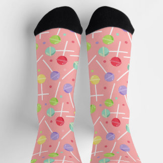 Girly Candy Lollipops Patterned Decora Kei Socks