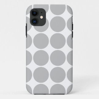 Girly Chic Accessory Party Treat Silver Polka Dots Case-Mate iPhone Case