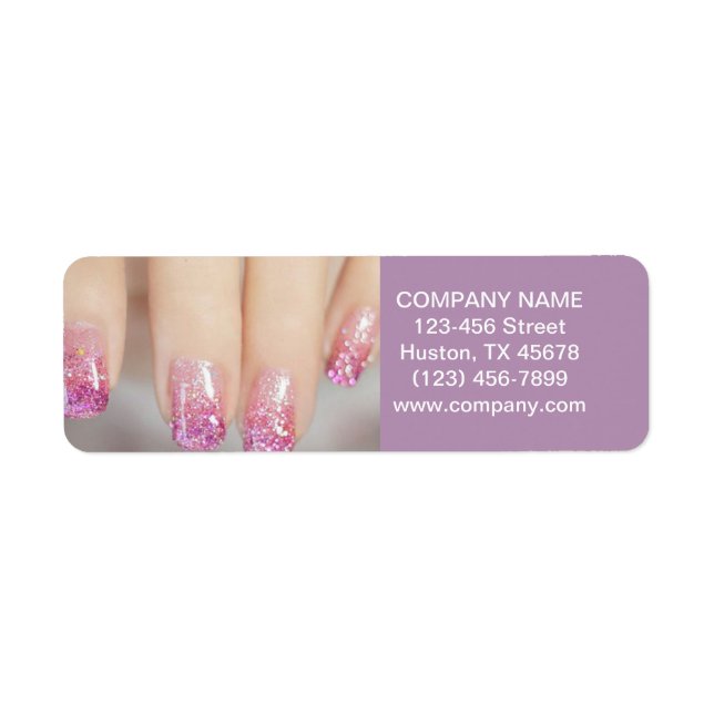 girly chic elegant manicure nails nail salon (Front)