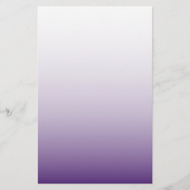 Girly Chic minimalist ombre lilac lavender purple Stationery (Front)