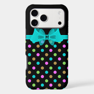 Girly Chic Polka Dots Monogram