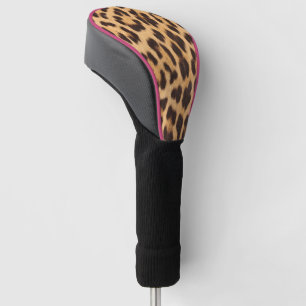 girly chic wild safari fashion leopard print golf head cover