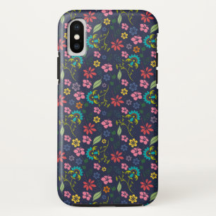 Girly Colourful Boho Spring Flowers Case-Mate iPhone Case
