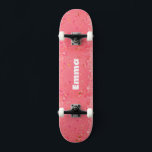 Girly Colourful Sparkle glitter with Name for teen Skateboard<br><div class="desc">Colourful Sparkle glitter with Name for teens skateboard ideal for any occasion,  celebration or birthday,  and great gift for teens!</div>