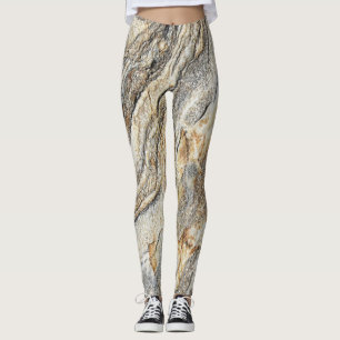 Girly Cool Modern Marble Texture Leggings