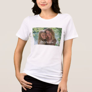 Girly Curly Signature Photo Tri-Blend Shirt