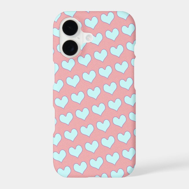 girly cute love hearts (Back)