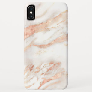 Girly Elegant Copper Rose Gold Marble Case-Mate iPhone Case