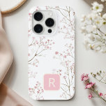 Girly Elegant Minimalistic Baby's-Breath iPhone 15 Pro Case<br><div class="desc">Add a touch of elegance and simplicity to your iPhone with this Girly Elegant Minimalistic Baby's-Breath iPhone Case. Featuring a delicate pattern of pastel pink and white Baby's-breath on a white background, this case embodies a sophisticated and minimalistic design. The neutral pastel colours and isolated vector illustration create a modern...</div>