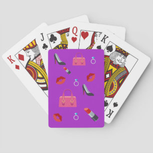 Girly Emoji Playing Cards