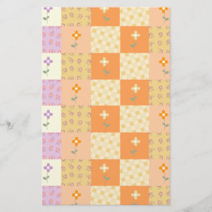 Girly Floral Patchwork Stationery
