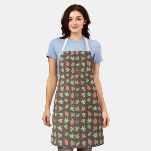 Girly Floral Pattern Apron