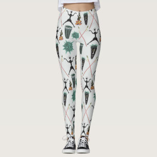 Girly Floral Pattern Leggings