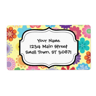 Girly Flower Power Colourful Floral Pattern Gifts