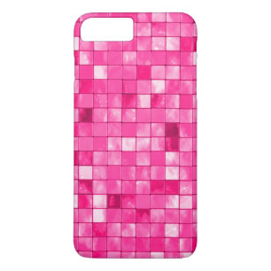 Girly Fuchsia Geometric Decorative Tile Pattern Case-Mate iPhone Case