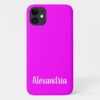 Girly FUCHSIA PINK Solid Colour