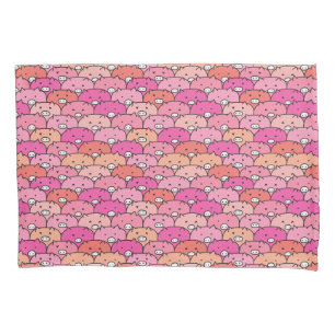 Girly Funny Pig Pattern Pillowcase