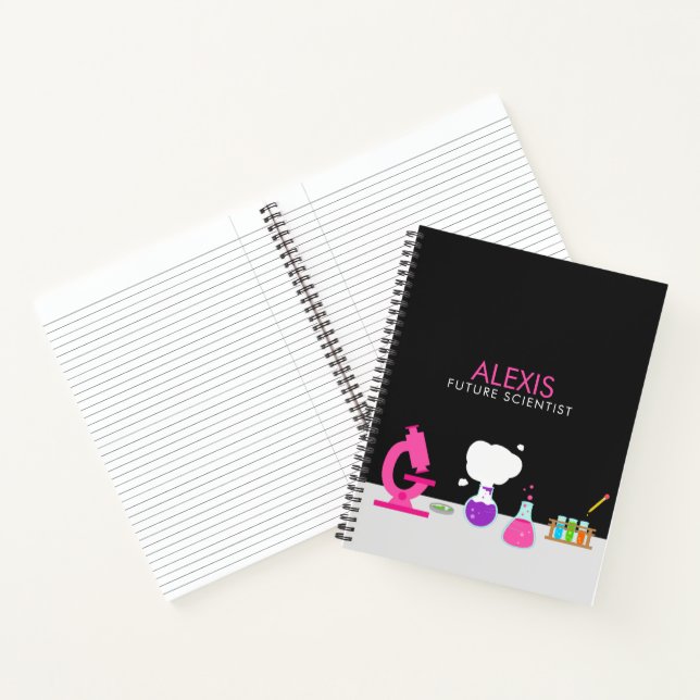 Girly Future Scientist Notebook (Inside)