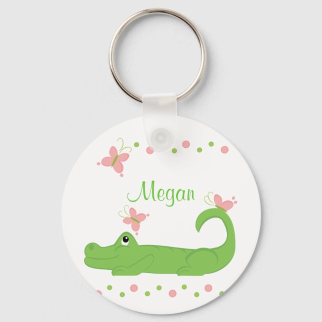 GIrly Gator Key Ring (Front)
