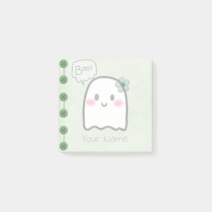 Girly Ghost Cute Watercolor Design Notes