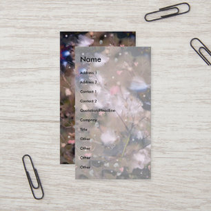 Girly Girl Flowers Template! Business Card