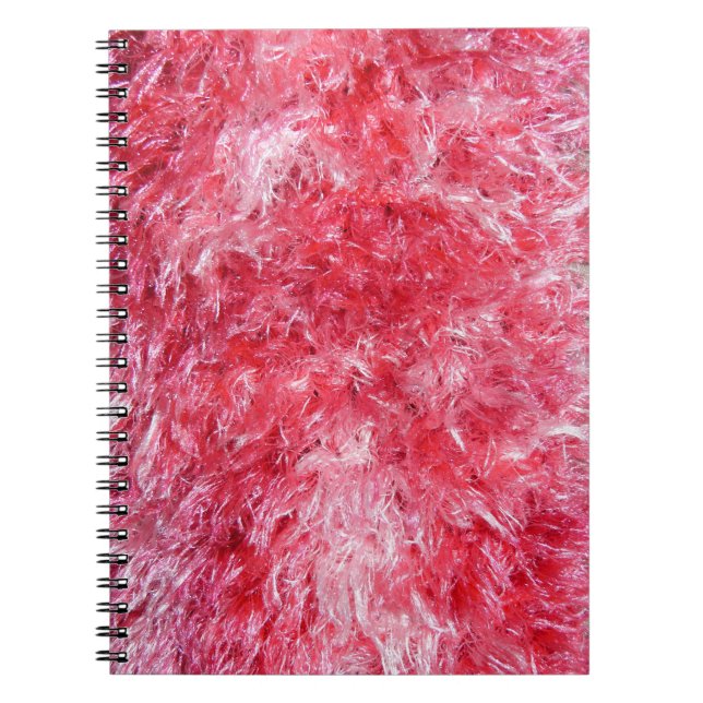 Girly Girl - Pink Faux Fur Notebook (Front)