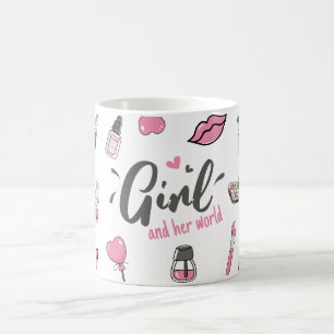 Girly Glam Makeup Lover's  Coffee Mug
