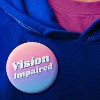 Girly Gradient Pink Blue Vision Impaired