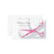 Girly Hairstylist Pink Scissors Curls Appointment