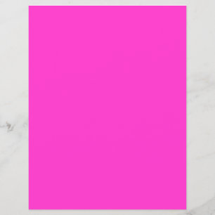 Girly Hot Pink Colour Background Customise It! Flyer