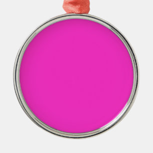 Girly Hot Pink Metal Tree Decoration
