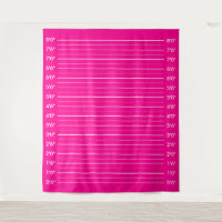Girly Hot Pink Police Line-Up Criminal Mugshot