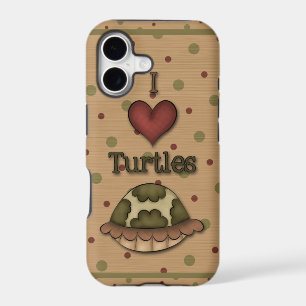Girly I Love Turtles iPhone5