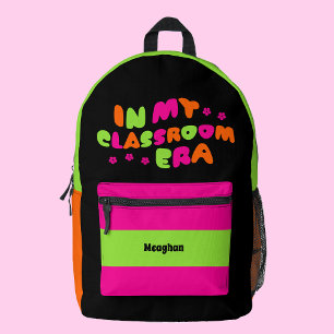 Girly In My Classroom Era Fun Backpack