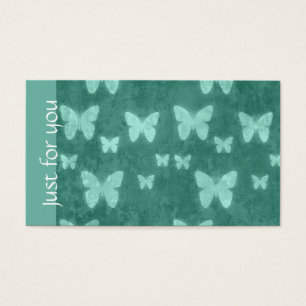 Girly Jade Green Butterfly   Spa Gift Cards