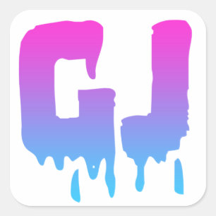 Girly Juice logo sticker