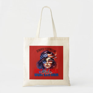 Girly Latina Fourth of July Independence Day Cook Tote Bag