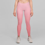 Girly Light Pink Coral Gradient Leggings<br><div class="desc">A classic light pink and soft coral gradient background.
A modern whimsical design for her yoga leggings. 
The coral and pink colours blend into various shades of pinkish orange.</div>