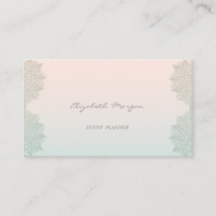Girly Modern Professional Charming,Lace Business Card