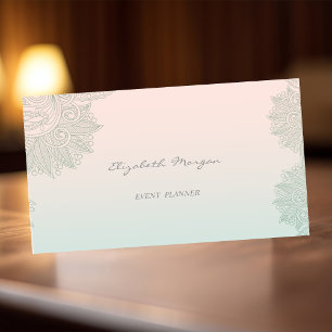 Girly Modern Professional Charming,Lace Business Card