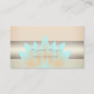 Girly Modern Professional Charming,Lotus Business Card