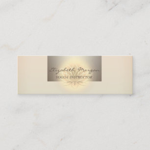 Girly Modern Professional Charming,Lotus Flower Mini Business Card