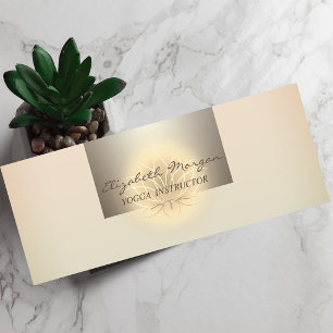 Girly Modern Professional Charming,Lotus Flower Mini Business Card