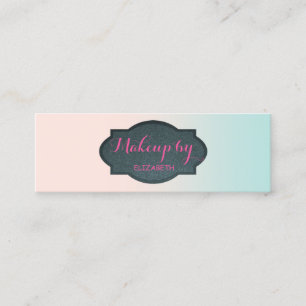 Girly Modern Professional Mini Business Card