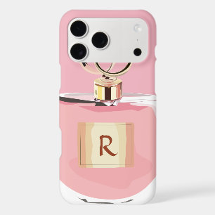 Girly Monogram Beauty Pink Stylish Perfume Bottle